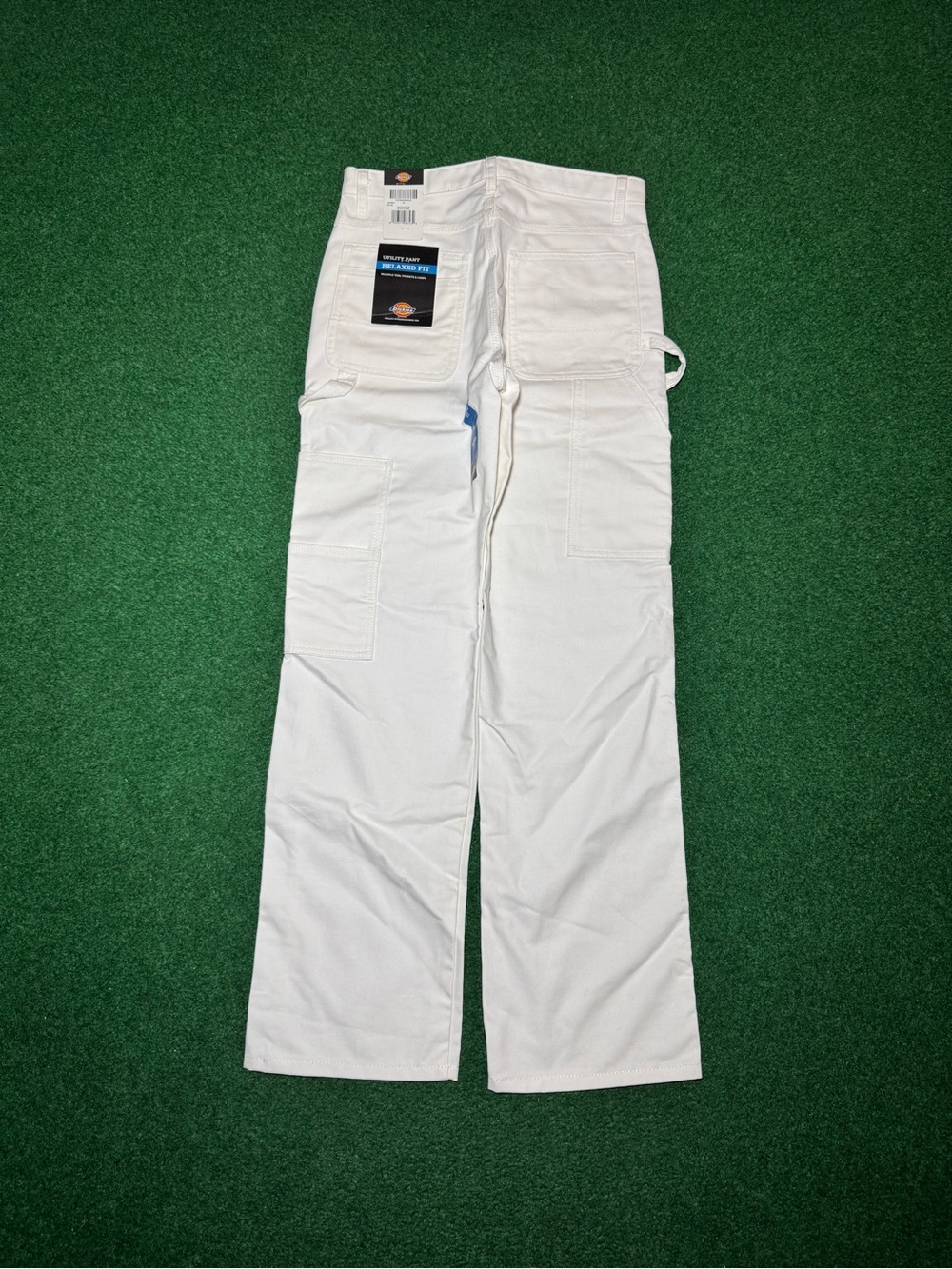 Dickies 30x32 Painters Pants Carpenter NWT White Relaxed Baggy Skater Utility